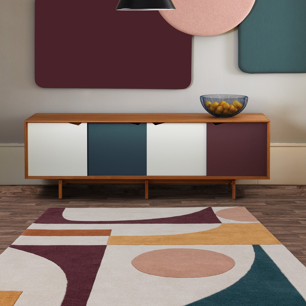 Reef Connect RF23 Modern Abstract Rug in Multi